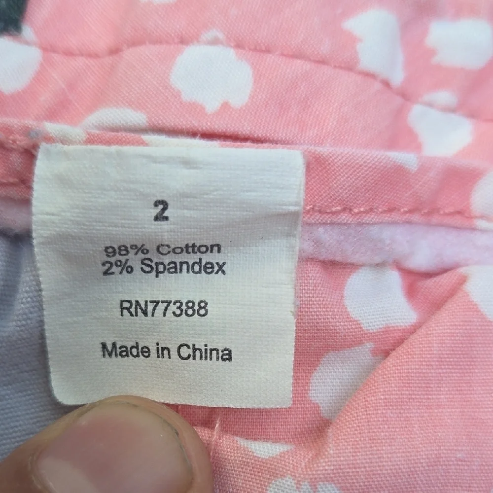 J. Crew Pink and Gray Pants